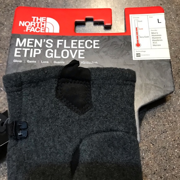 🆕 TNF The North Face Men’s Fleece ETIP Gloves - Picture 2 of 4